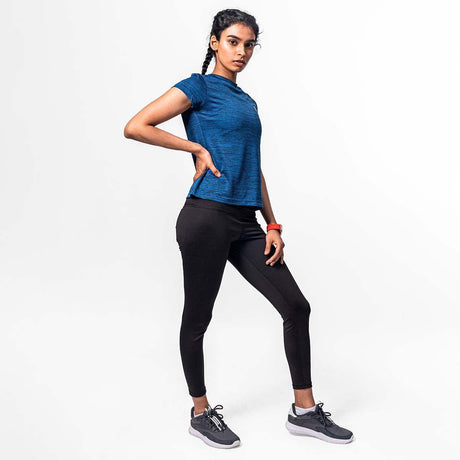 Boost Tee Women - Navy Blue