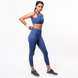 Elevate High Waist Leggings - Blue