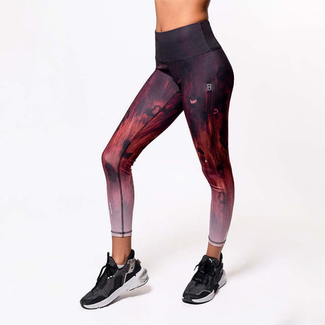 Magnum Opus High Waist Leggings - Garnet