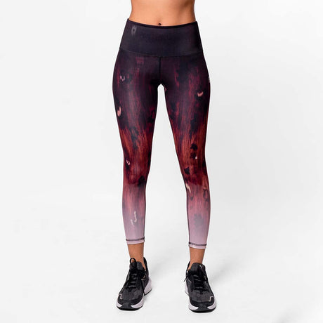 Magnum Opus High Waist Leggings - Garnet