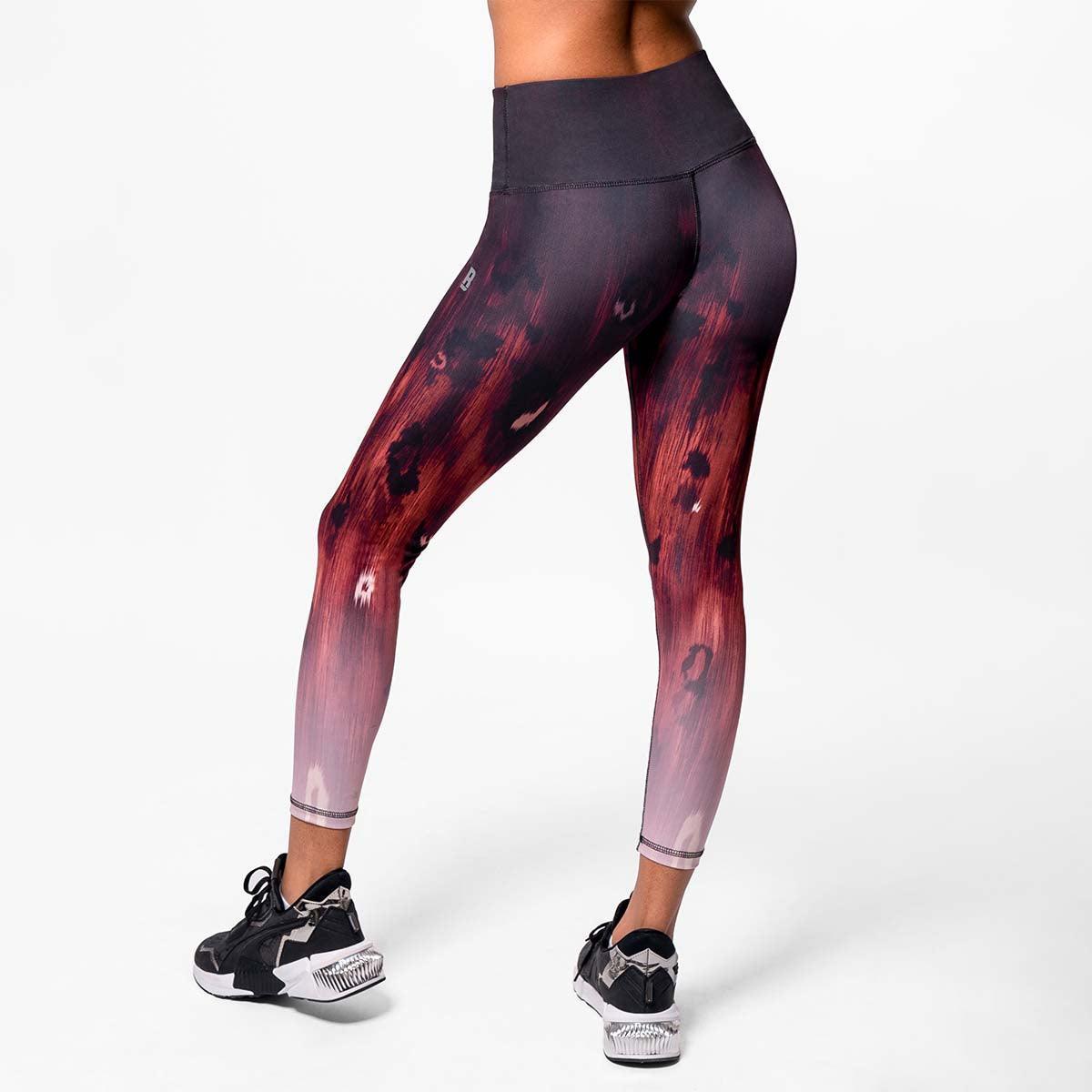Magnum Opus High Waist Leggings - Garnet