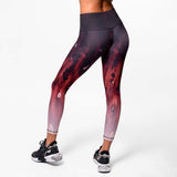 Magnum Opus High Waist Leggings - Garnet