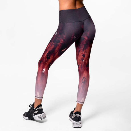 Magnum Opus High Waist Leggings - Garnet