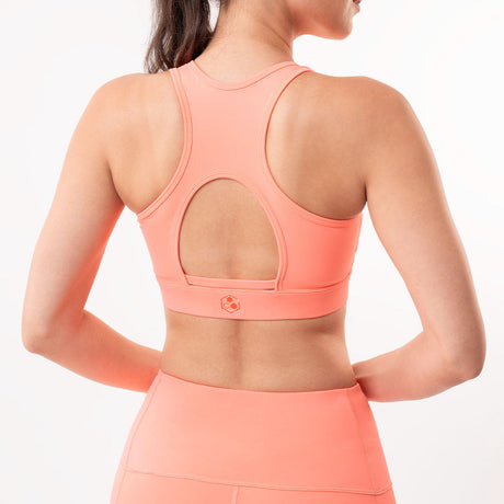 AeroFit Sports Bra - Coral Pink