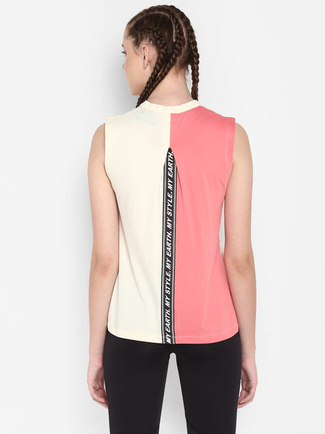 Alcis Women Printed Off White Polo T Shirt | Alcis
