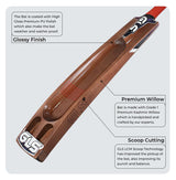 GLS Destroyer Walnut Kashmir Willow Scoop Bat for Hard Tennis Ball