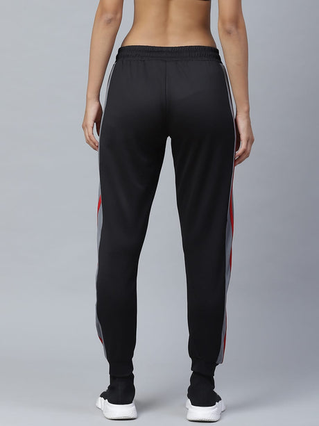 Alcis Women Black Solid Slim Fit Joggers | Alcis