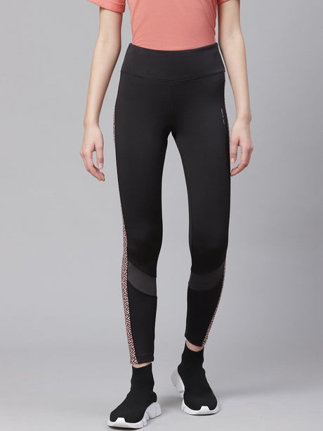 Alcis Women Black Anti-Viral Training Cropped Tights | Alcis