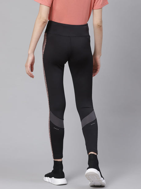 Alcis Women Black Anti-Viral Training Cropped Tights | Alcis