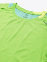 Alcis Women Color Block Green Tee