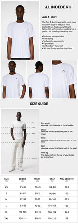 J Lindeberg Men's Ade T-Shirt - White