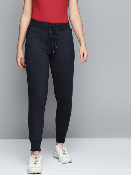 Alcis Women Solid Navy Blue Jogger | Alcis