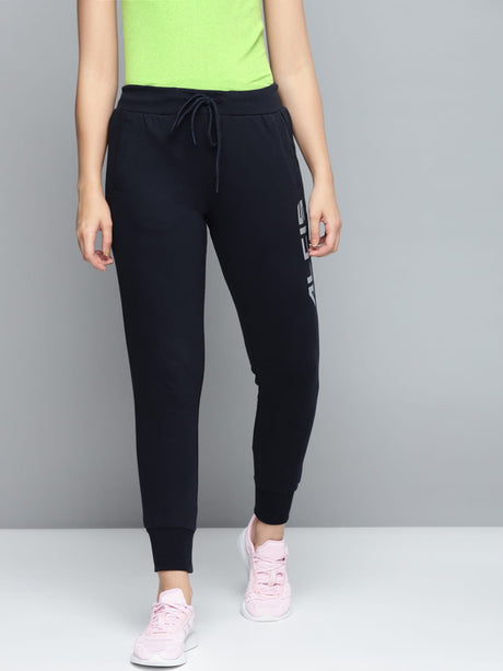 Alcis Women Solid Navy Blue Jogger | Alcis