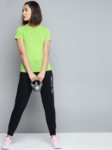 Alcis Women Solid Navy Blue Jogger