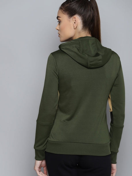 Alcis Women Solid Olive Jackets | Alcis