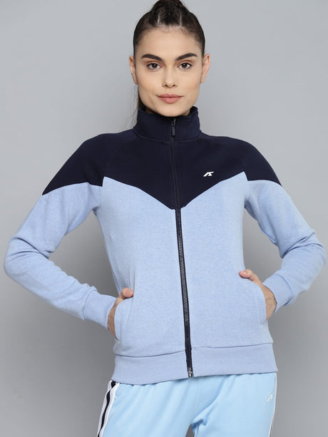 Alcis Women Blue Black Sporty Jacket