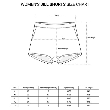 JILL Plain Shorts Black