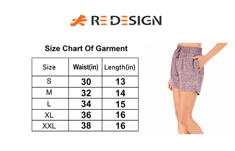 Activewear Shorts For Women (Grey Melange)