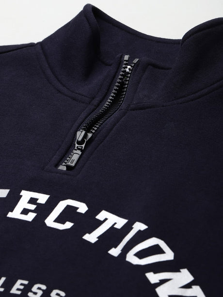 Alcis Women Printed Navy Blue Sweatshirts | Alcis
