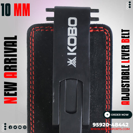Kobo 10 mm WTB-16 Adjustable Lever Gym Belt | Kobo