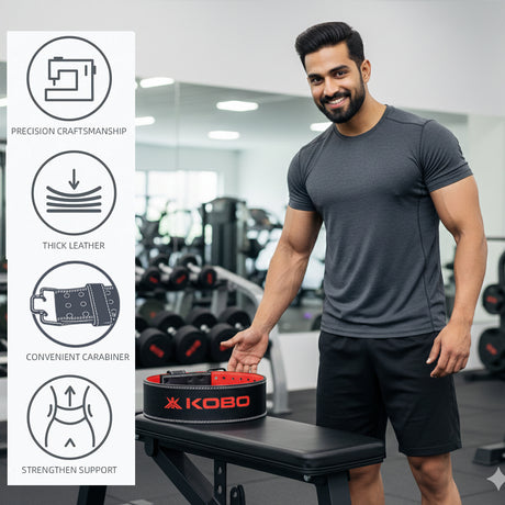 Kobo 8 mm WTB-30 Prong Gym Belt | Kobo