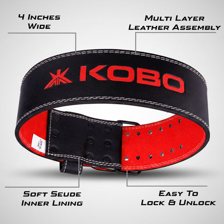 Kobo 8 mm WTB-30 Prong Gym Belt | Kobo