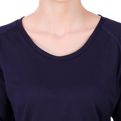 Alcis Women Printed Navy Blue Tshirts | Alcis