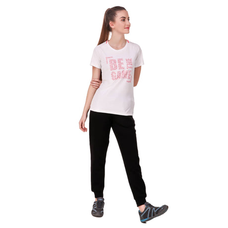 Alcis Women Printed White Tshirts | Alcis