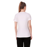 Alcis Women Printed White Tshirts