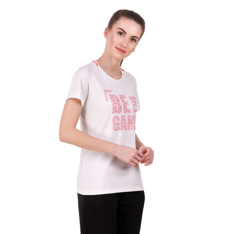 Alcis Women Printed White Tshirts | Alcis