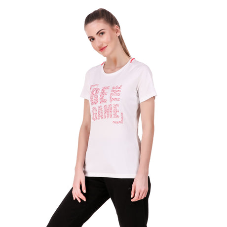 Alcis Women Printed White Tshirts | Alcis