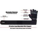 Kobo WTG-02 Gym Gloves with Wrist Support