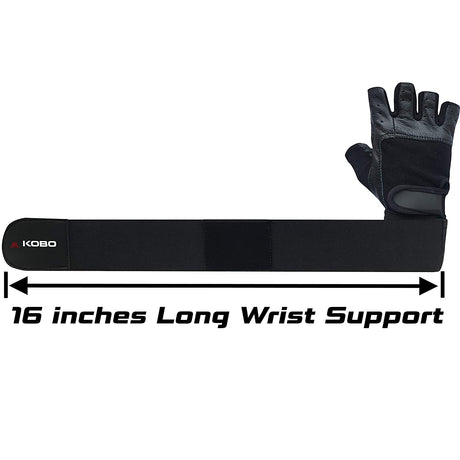 Kobo WTG-02 Gym Gloves with Wrist Support | Kobo