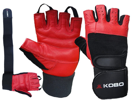 Kobo WTG-02 Gym Gloves with Wrist Support | Kobo