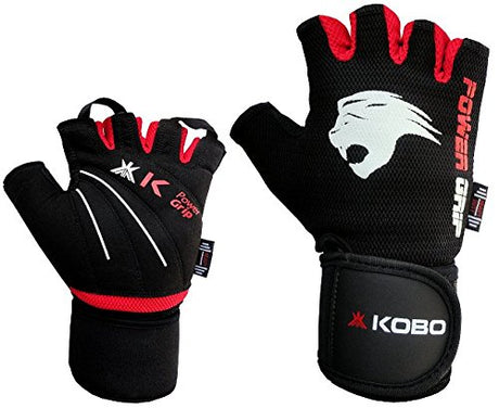 Kobo WTG-08 Gym Gloves with Wrist Support | Kobo
