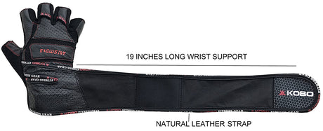 Kobo WTG-13 Gym Gloves with Wrist Support | Kobo