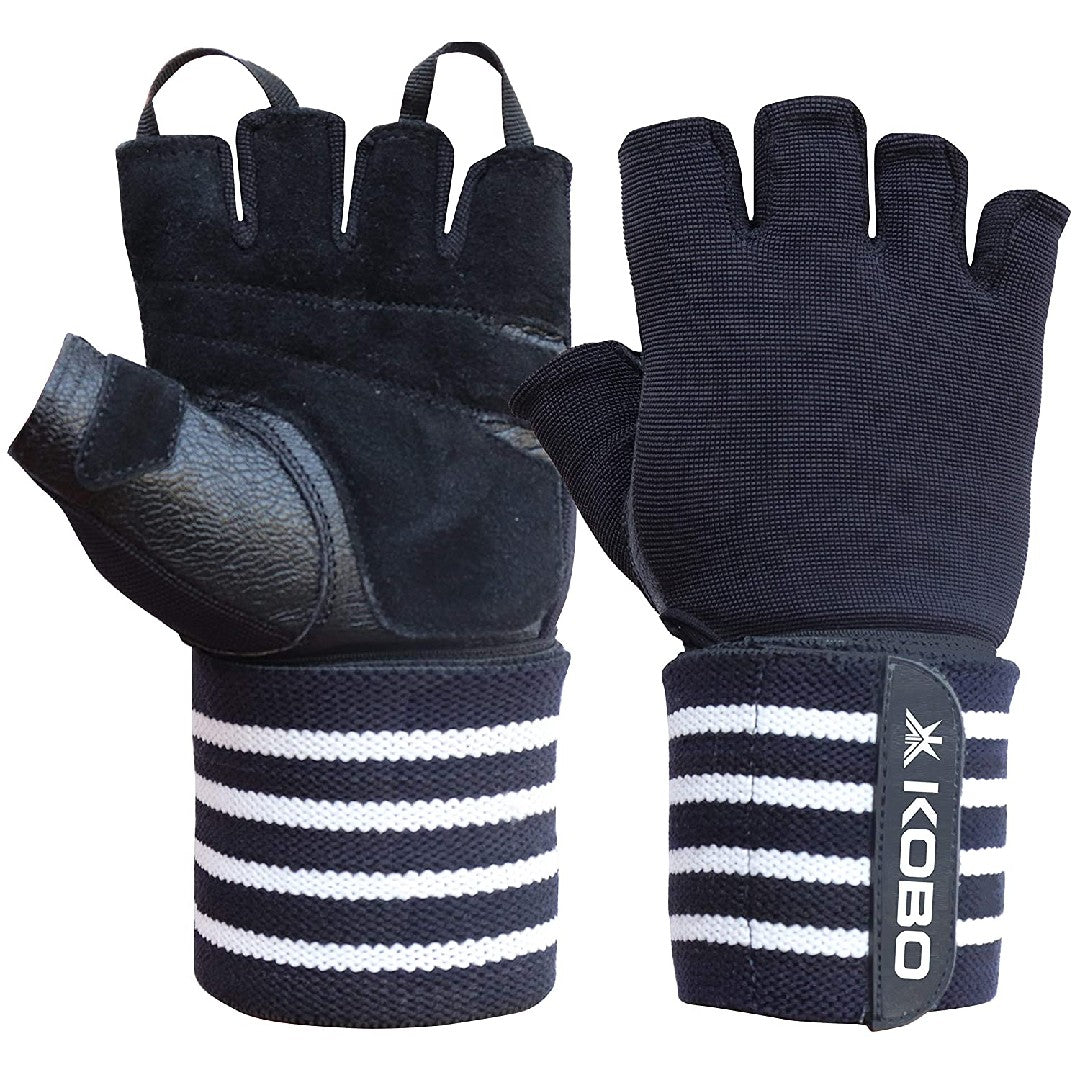 Kobo WTG-49 Gym Gloves with Wrist Support