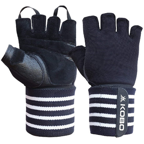 Kobo WTG-49 Gym Gloves with Wrist Support | Kobo