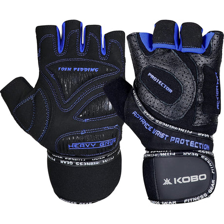 Kobo WTG-53 Gym Gloves with Wrist Support | Kobo