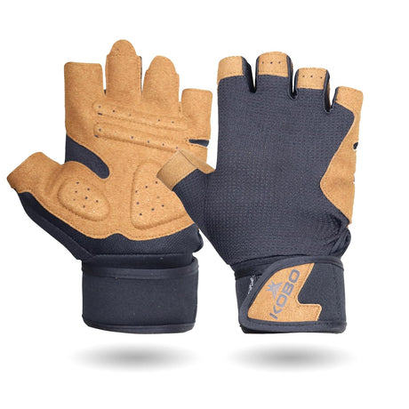 Kobo WTG-69 Gym Gloves with Wrist Support | Kobo
