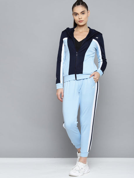 Alcis Women Printed Grey Track Suit | Alcis