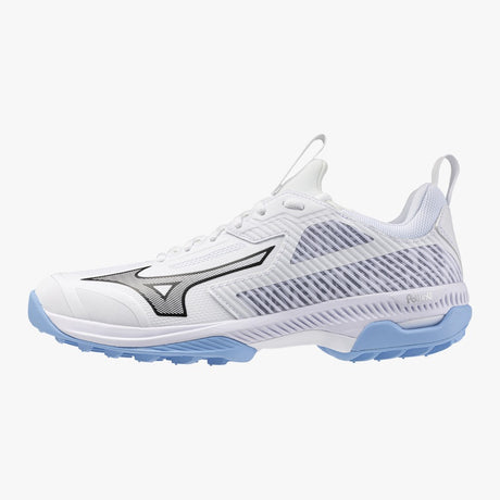 MIZUNO WAVE PANTHERA 2 ASTRO TURF HOCKEY SHOES – WHITE/CELESTE | SNS Hockey