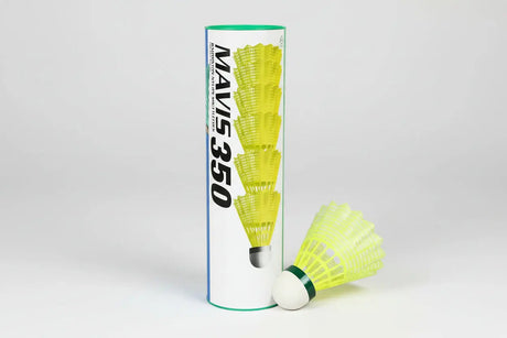 KIBI Badminton Essentials Bundle - Yonex Mavis 350 Shuttlecock + BG65 String