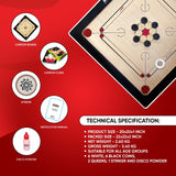 STAG GLOBAL Midi Carrom Board Set 20x20 Inch with Coins, Striker & Powder – Smooth Finish