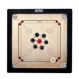STAG GLOBAL Midi Carrom Board Set 20x20 Inch with Coins, Striker & Powder – Smooth Finish