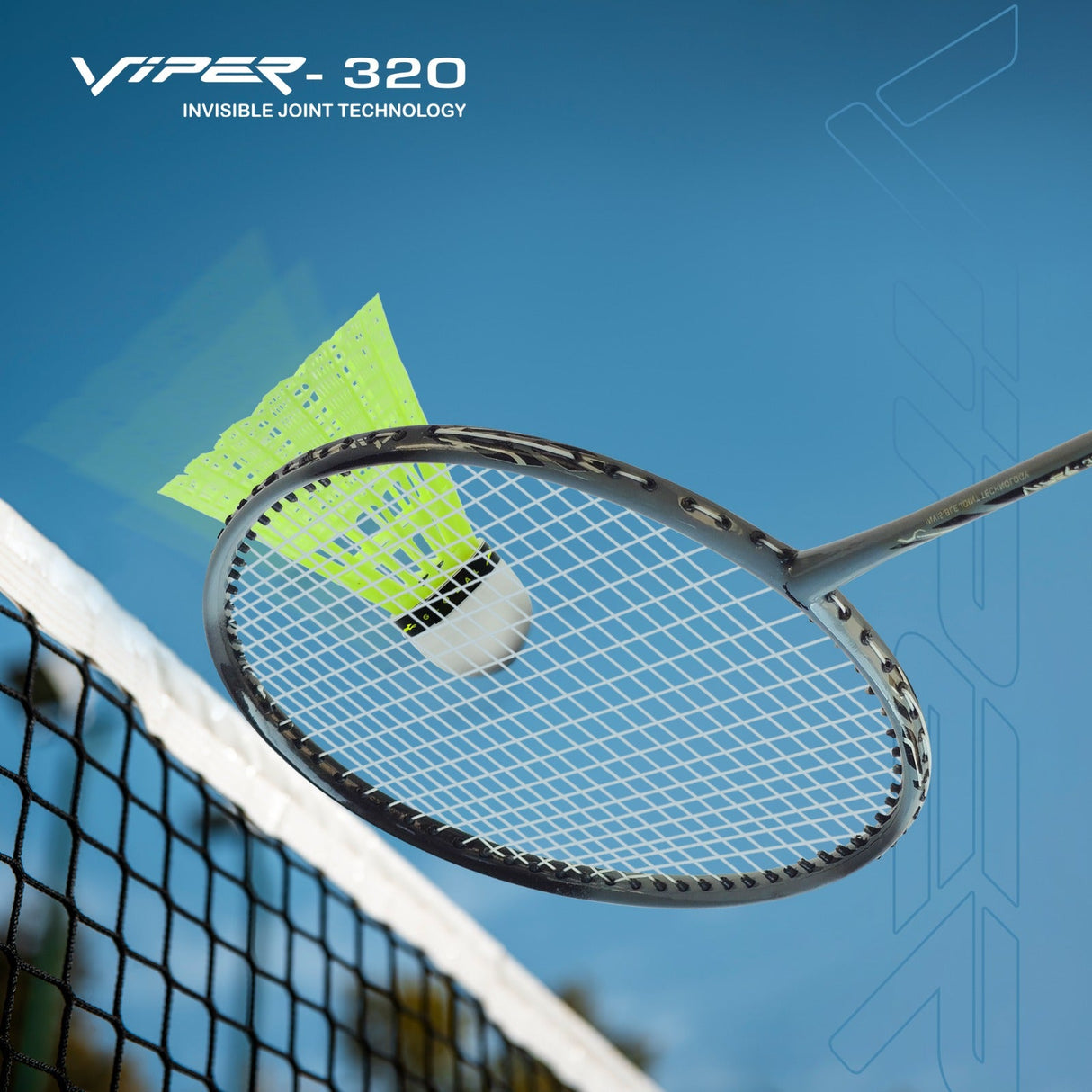STAG GLOBAL Viper -320 Badminton Racket | Lightweight | Invisible Joint Technology