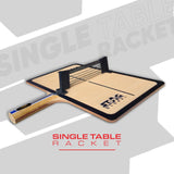 (NEW LAUNCH) STAG GLOBAL Single Table  Racket | Unique Table Tennis Trainer for Solo Practice With Cover, 2 Balls and Net Post Free