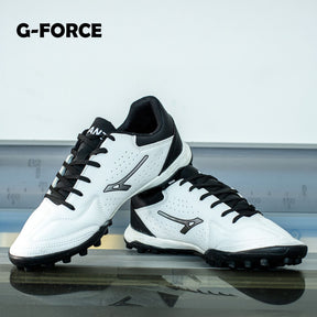 Anza White Black G-Force Studs | KIBI SPORTS