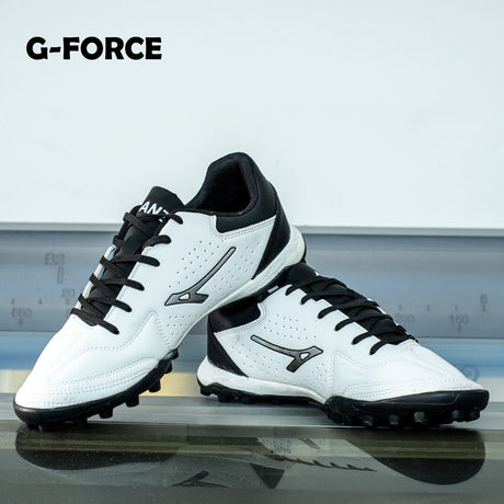 Anza White Black G-Force Studs | KIBI SPORTS