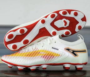 Anza White Red Gradient Studs | KIBI SPORTS